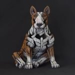 Red Bull Terrier Sculpture