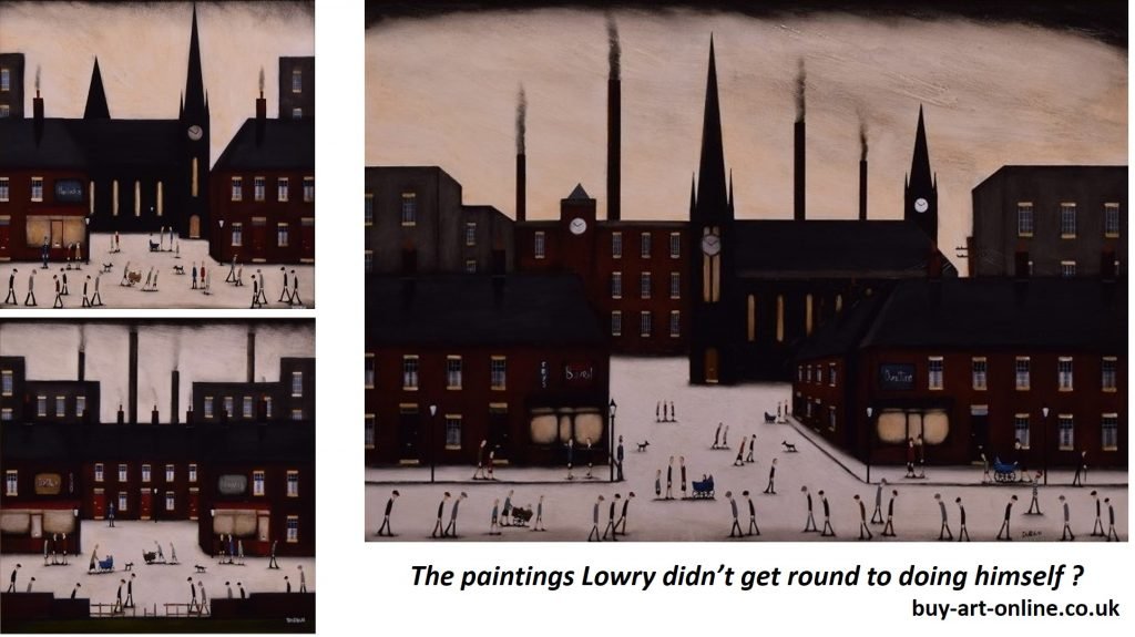 Lowry style paintings