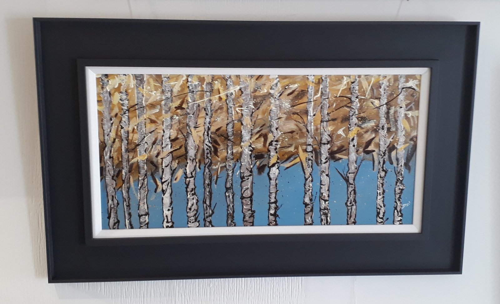 Original framed painting from susi Whittaker called Canopy