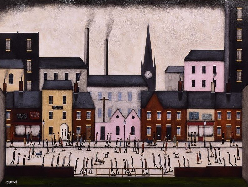 Sean Durkin - Original Painting - Down Town