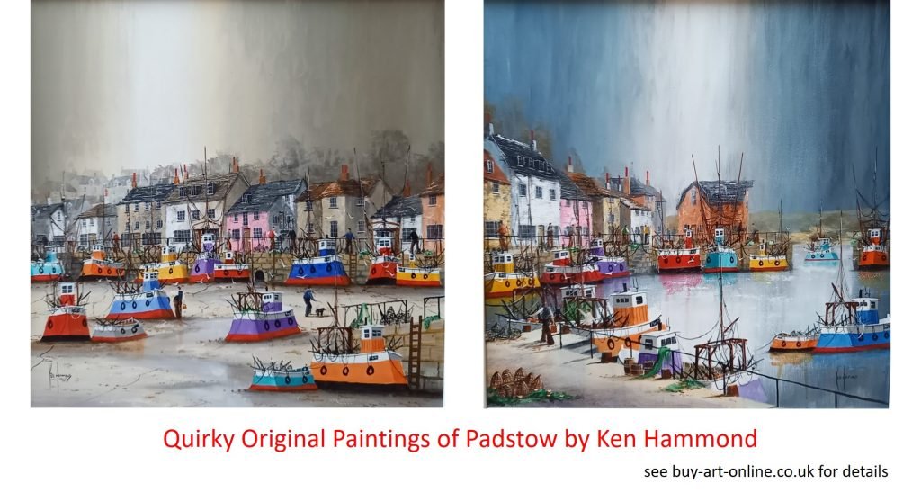 Ken Hammond Original Paintings Quirky Padstow