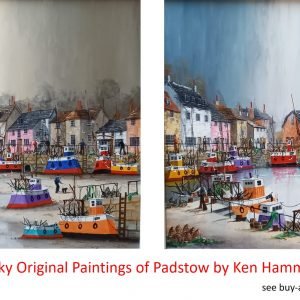 Ken Hammond Original Paintings Quirky Padstow