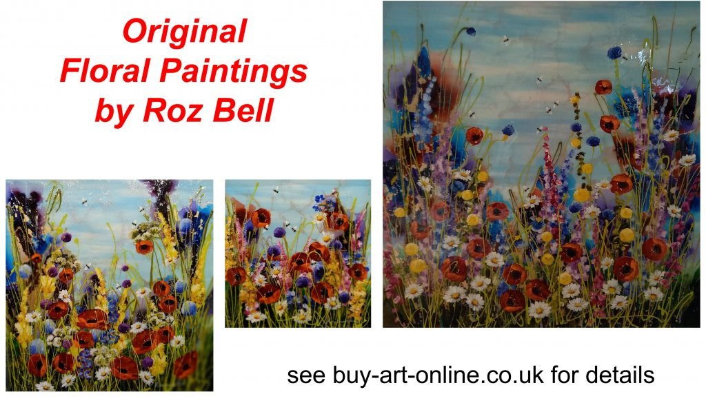 Original Floral Paintings - Roz Bell