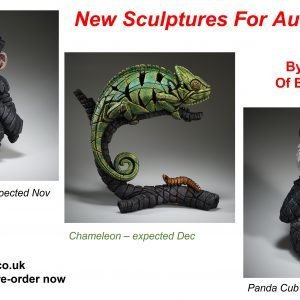 Edge Sculptures - Panda - Chimpanzee - Chameleon - Autumn 2021