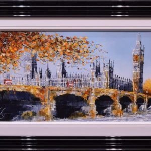 Simon Wright - Framed original Painting - The palace of Westminster