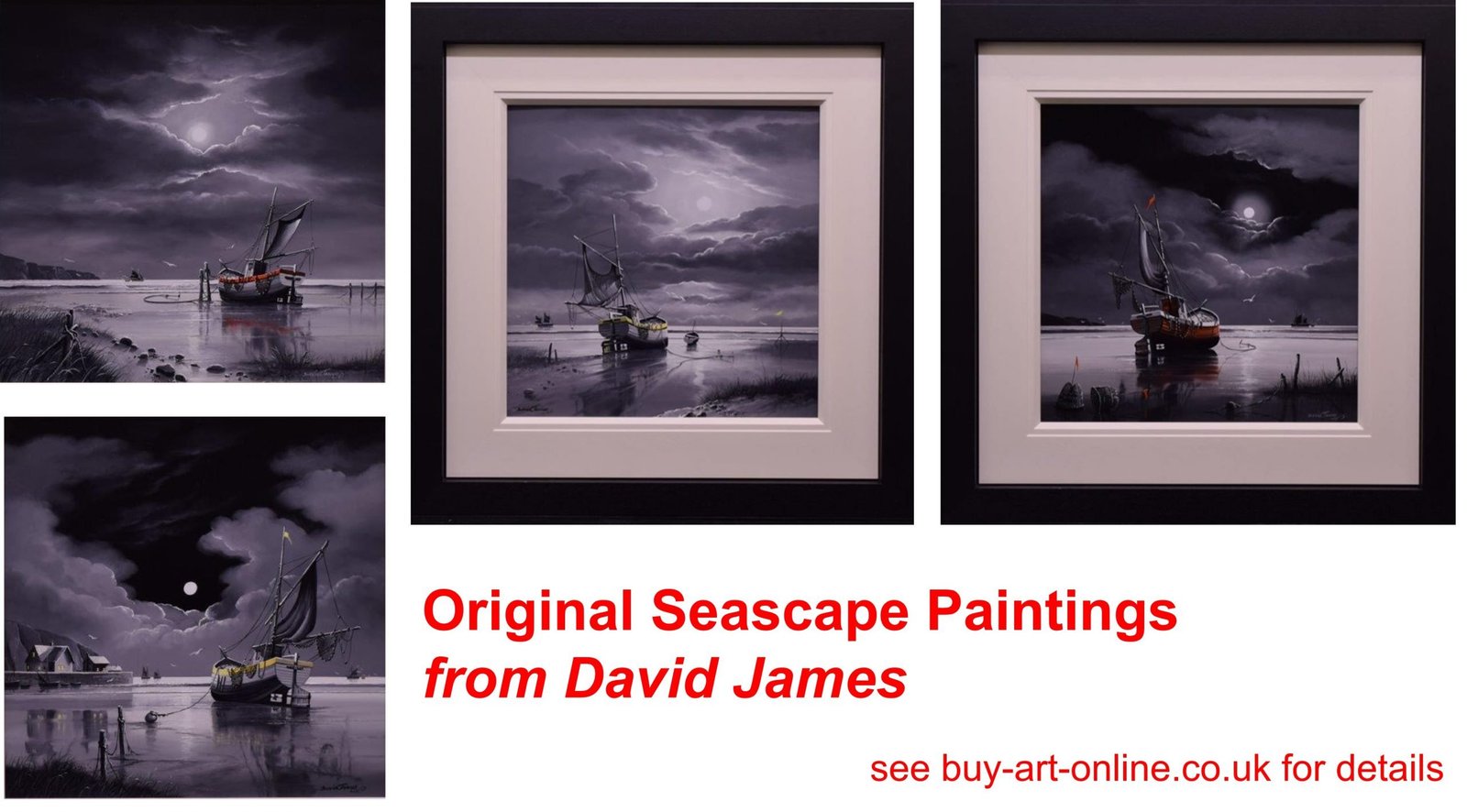 David James - Original Paintings - Seascapes