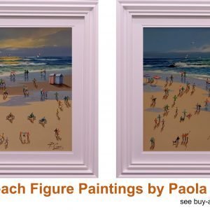 Paola Cassais - Original Beach Figure Paintings