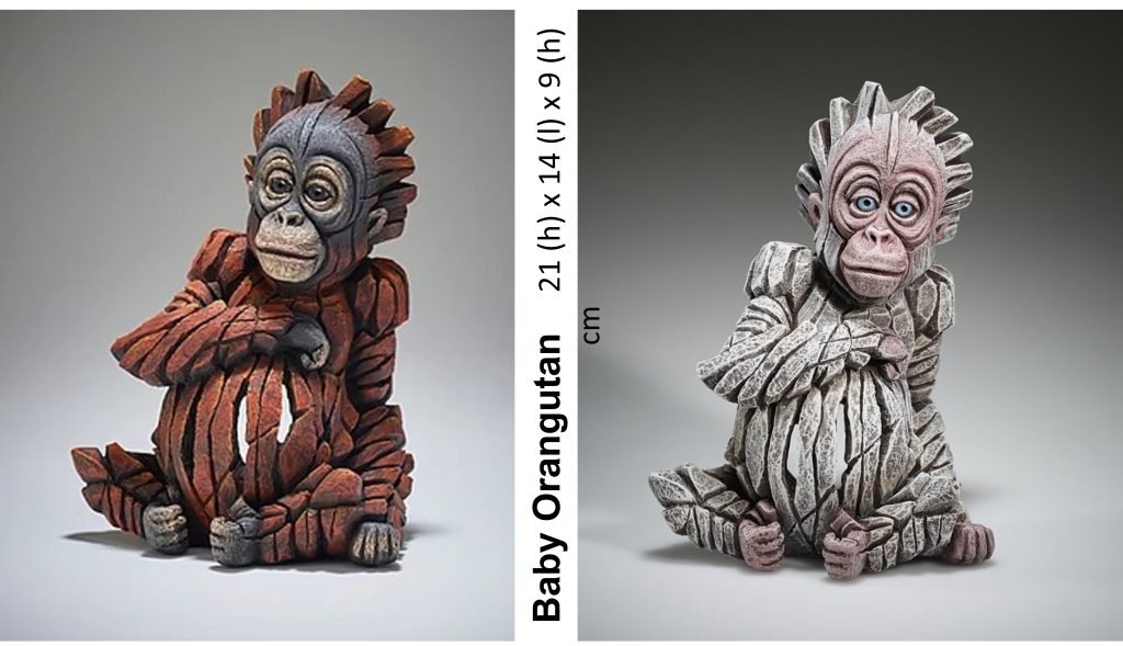 Edge Sculpture Baby Orangutans