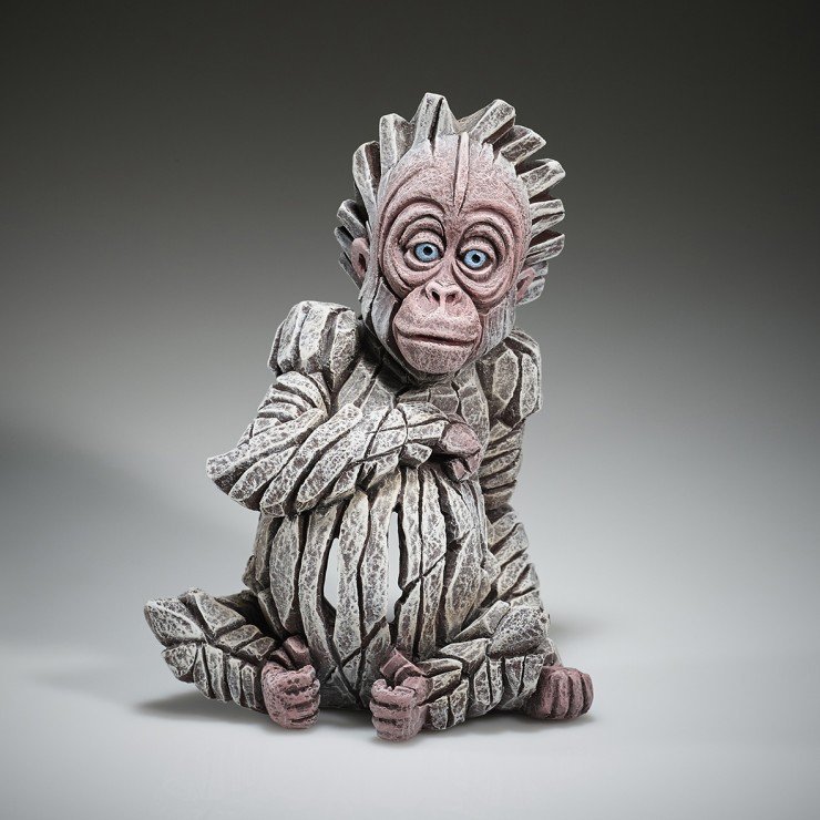 Edge sculpture - Baby Orangutan - Alba