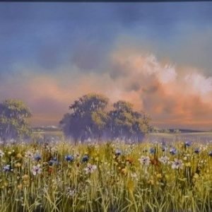 allan morgan - original painting - in the meadow