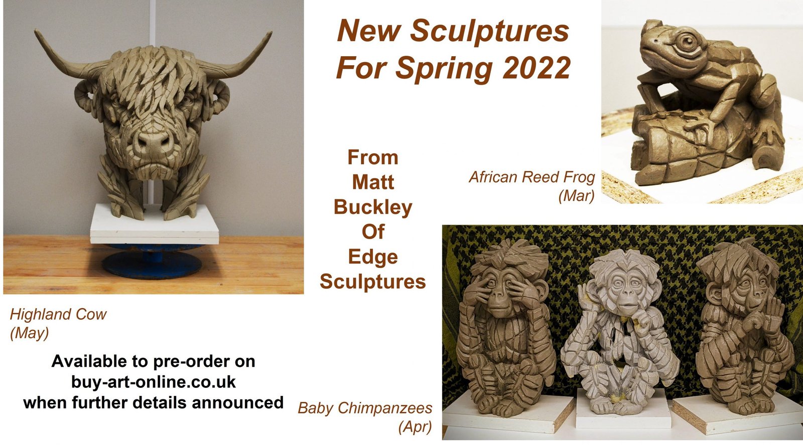 New Edge Sculptures for Spring 2022