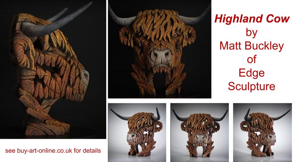 Edge Sculpture - Matt Buckley - Highland Cow
