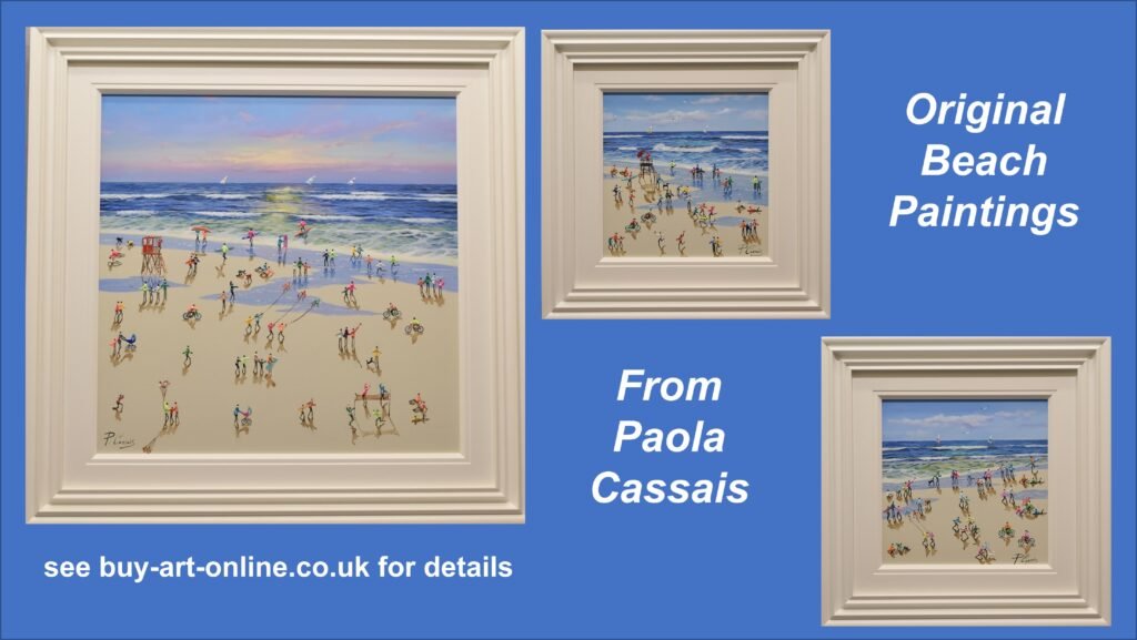 paola cassais beach paintings